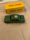 VINTAGE DINKY DIECAST TOY ARMY STAFF CAR 675