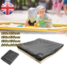 Sandpit Cover Bench Seat Ball Sand Oxford Waterproof Pit Sandbox Square UK NEW