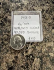 1932-S Silver Washington Quarter. Really Good Condition.