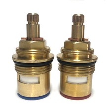 Tap Cartridge Pair Valve Fits Bristan Frenzy 24 Spline Bath  3/4" 691044273098