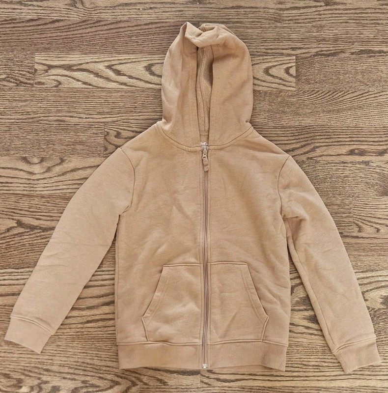 Cat & Jack Boys Light Brown Hoodie Medium 