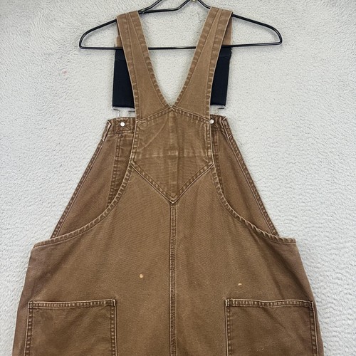 Mono Berne Para Hombres 44x30 Marrón Ropa de Trabajo Cremallera Pierna Carpintero Utilidad Doble Rodilla - Imagen 7 de 14