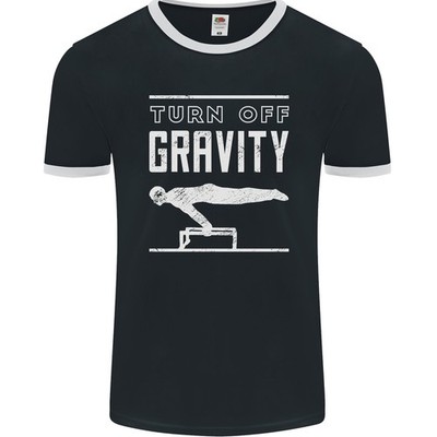 Turn Off Gravity Turner Pferd Ringer T-Shirt Herren Fruit of the Loom FotL