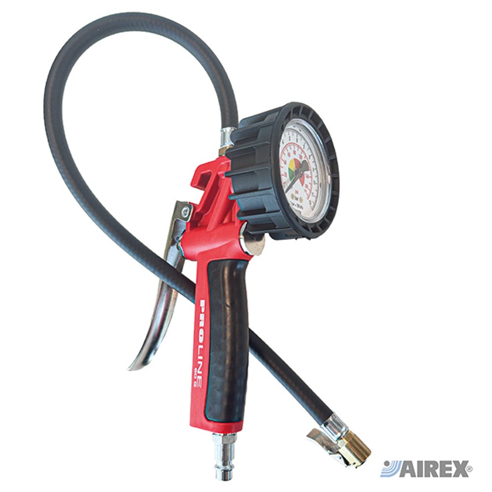 Pistola per gonfiaggio pneumatici AIREX con manometro foto 3