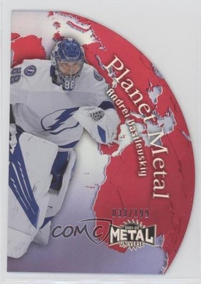2021 Skybox Metal Universe Planet Red Achievement 33/199 Andrei Vasilevskiy ls5
