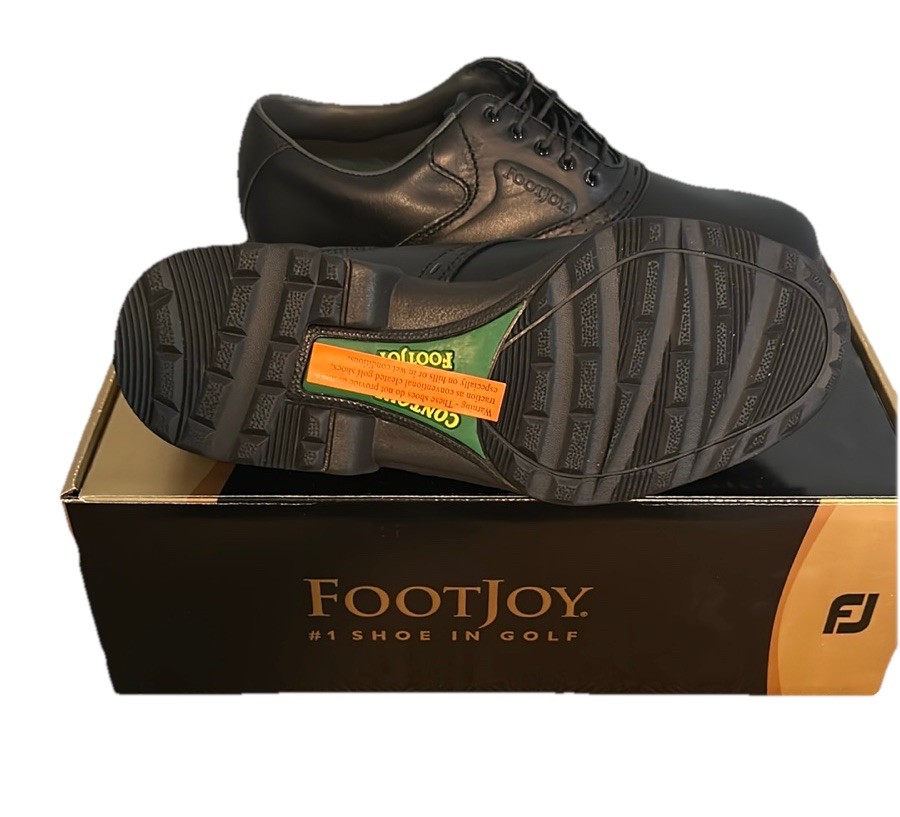 FootJoy Black Men\'s Oxford Contour series  Golf Shoes size 8 style 54315 FootJoy Contour Series 8 M men main image 2