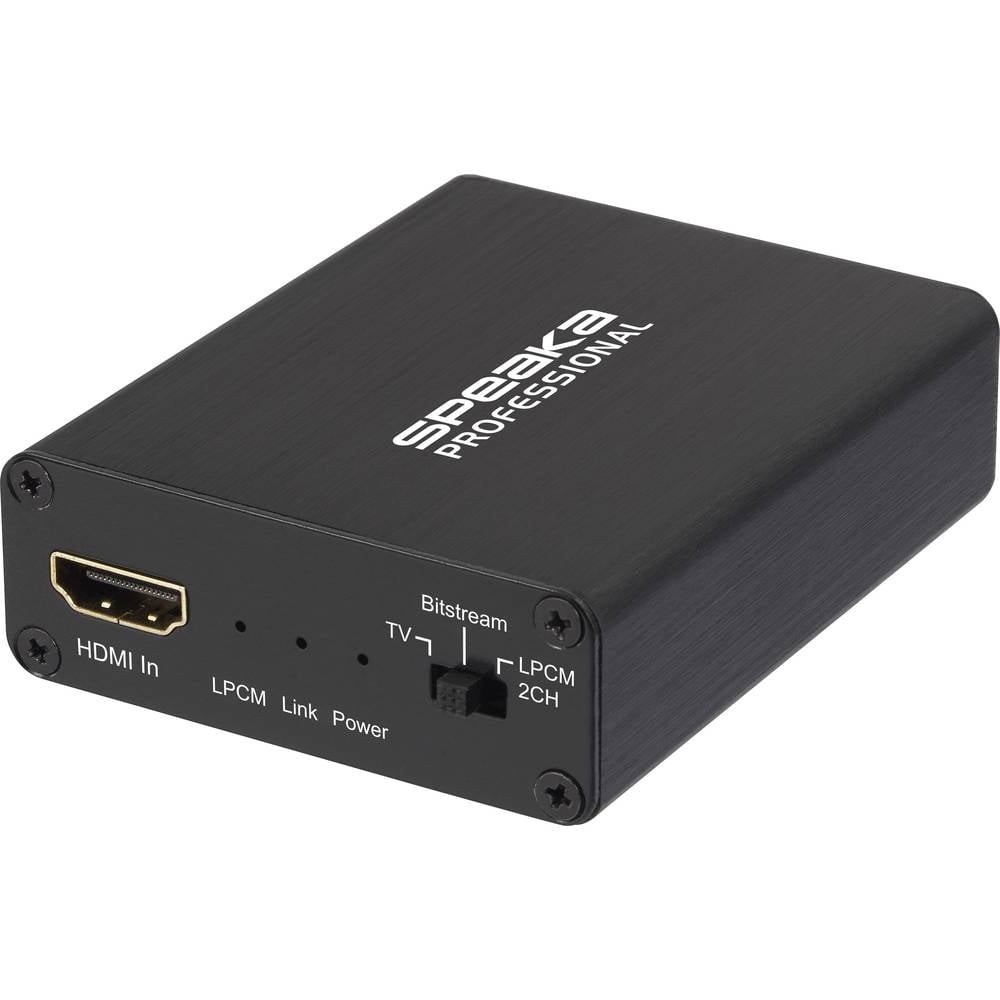 Extracteur audio HDMI SpeaKa résout l'absence de prise optique sur TV moderne
