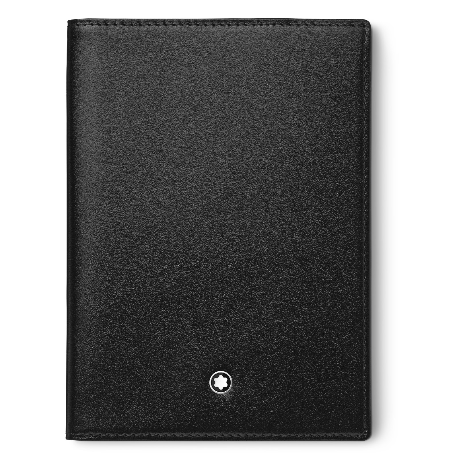 Montblanc Meisterstuck Black Leather Passport Holder – MB35285