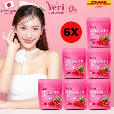 6X Yeri Collagen Strawberry Anti Aging Radiant Collagen Vit C 200000Mg