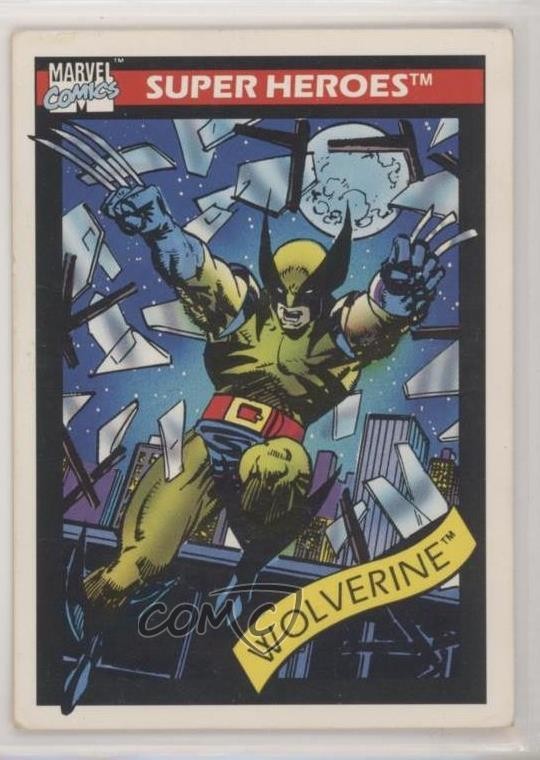 1990 Impel Marvel Universe Super Heroes Wolverine #23 06q8