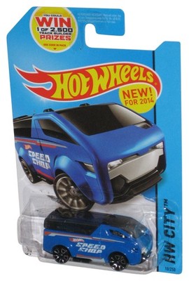 Hot Wheels HW City (2014) The Vanster Speed Shop Blaue Spielzeug-Auto 10/250