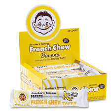 Taffy, Classic, Soft Chewy Banana Candy, Made in the USA, Pack of 24