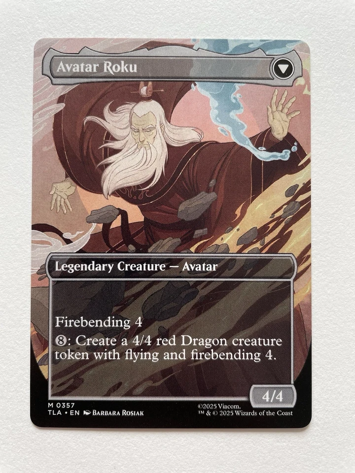 MTG  The Legend of Roku BORDERLESS  0357  TLA - Image 2 of 2