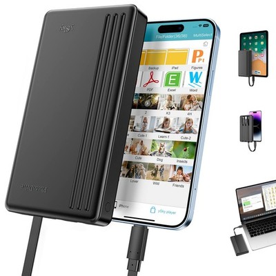 2TB External Hard Drive for iPhone & iPad,MacBook,Windows Computer,USB C Andr...