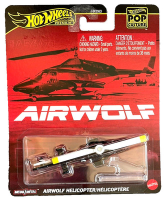 Hot Wheels Airwolf Helicopter Pop Culture 2025 1:64 Modell Kinder Spielzeug OVP