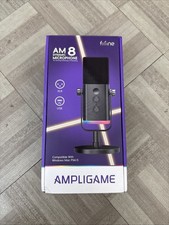 Working Product Ligame Fifine Black Game Rgb Am8T Dynamic Microphone Podcast Str