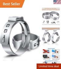 304 Stainless Steel 1-Inch PEX Clamps Rings for Securing Plumbing Connections