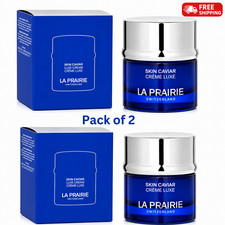 La Prairie Skin Caviar Luxe Cream 50ml 1.7oz Pack of 2 New Sealed USA Free Ship