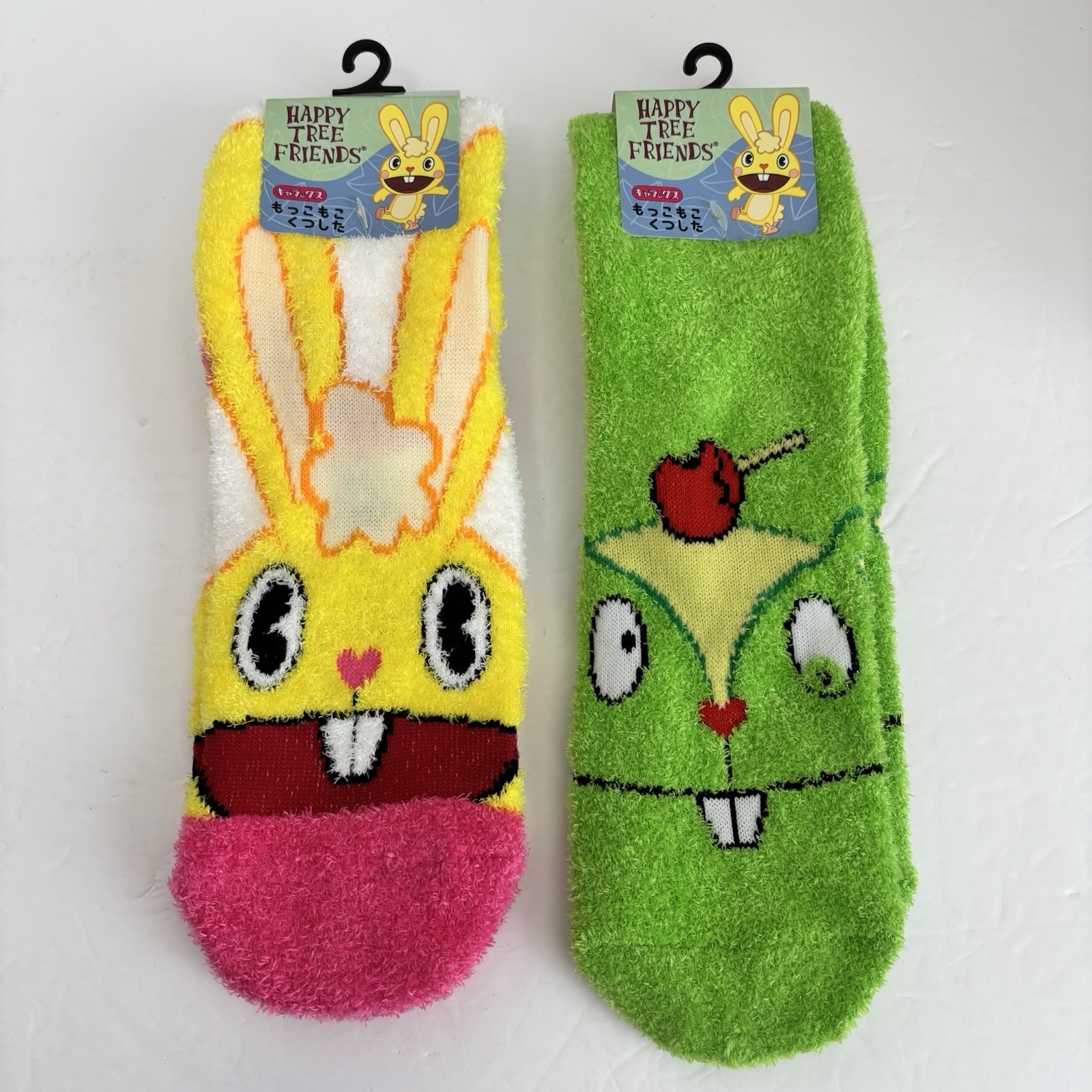 Lote de 2 NUEVOS Calcetines Difíciles de Encontrar Happy Tree Friends 2012 22-24 cm Mimos Nuez