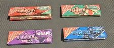 4 Pks Variety Bundle Juicy Jay's Rolling Papers  1 1/4 
