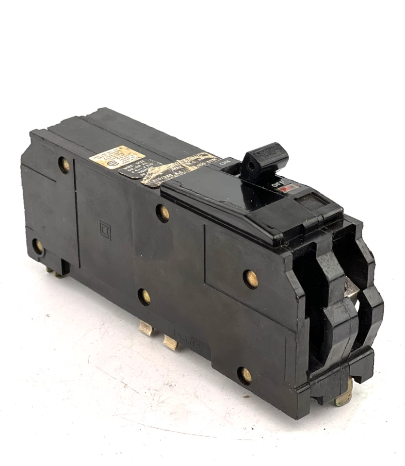 Disjuntor Q12100TF quadrado D 100 amp 2 pólos tipo Q1TF alimentação superior 240VAC - Imagem 3 de 4