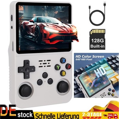 128GB 3.5Zoll R36s Retro Handheld Videospiel Konsole-21000Spiele vorinstalliert-