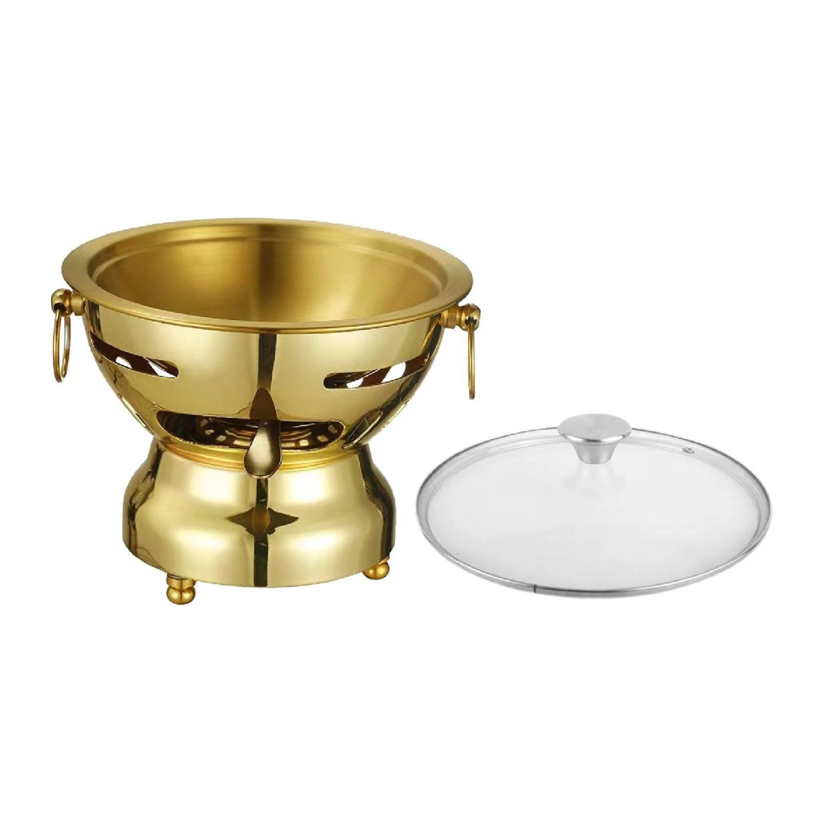 Small Hotpot Small Hot Pot Ramen Pot Stockpot Chafing Dish Camping Outdoor Pot