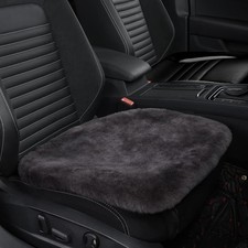 Genuine Sheepskin Auto Seat Pad, Australian Soft Wool Seat Cover Breathable a...