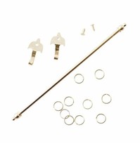 Dolls house 1:12 scale Miniature Extending Curtain Rail