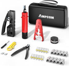Ethernet Crimping Tool Kit 9-in-1 RJ45/RJ11 Network Tool with Stripper