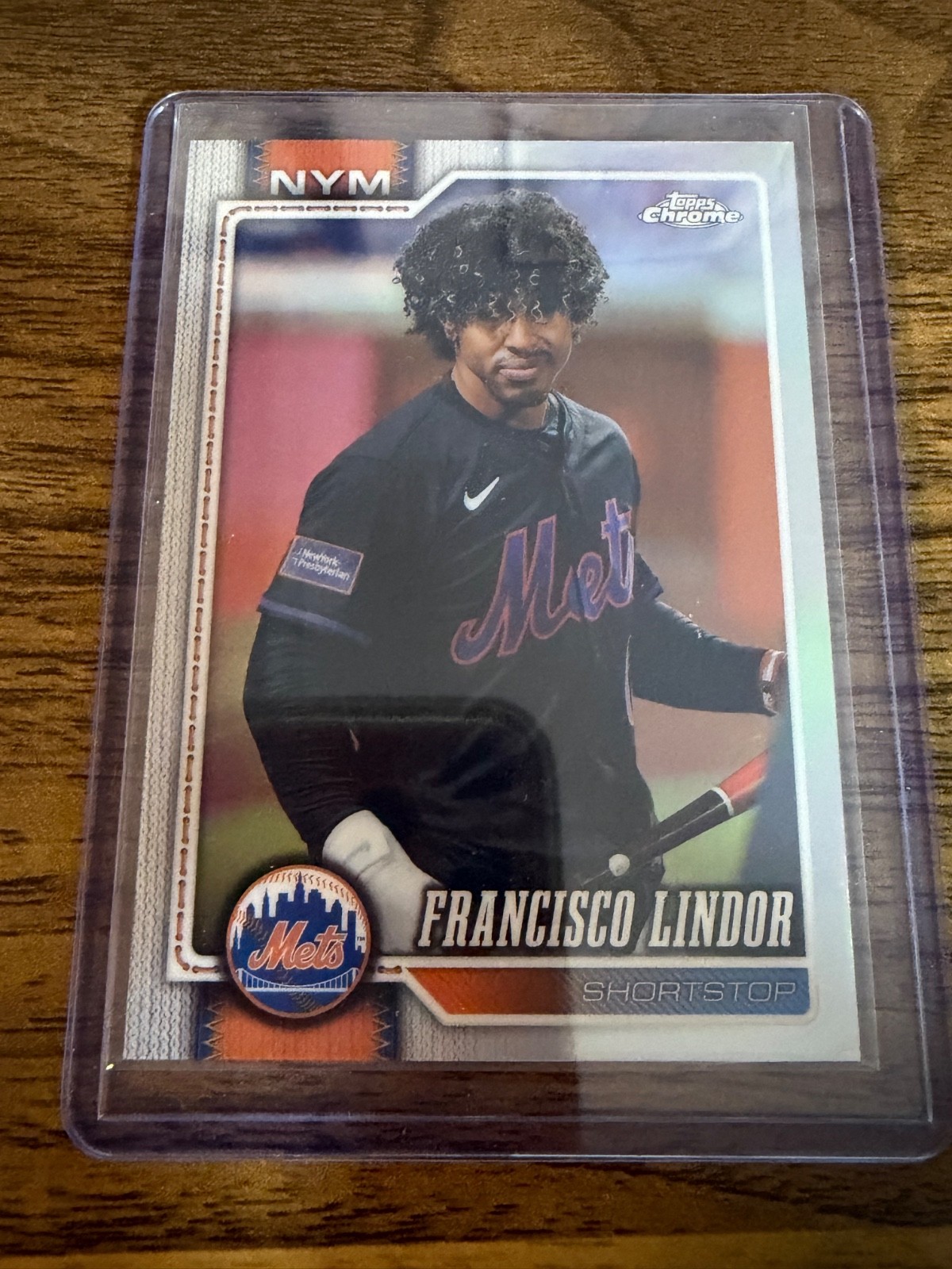 2026 Topps Chrome Franscisco Lindor Image Variation SP #299 Mets