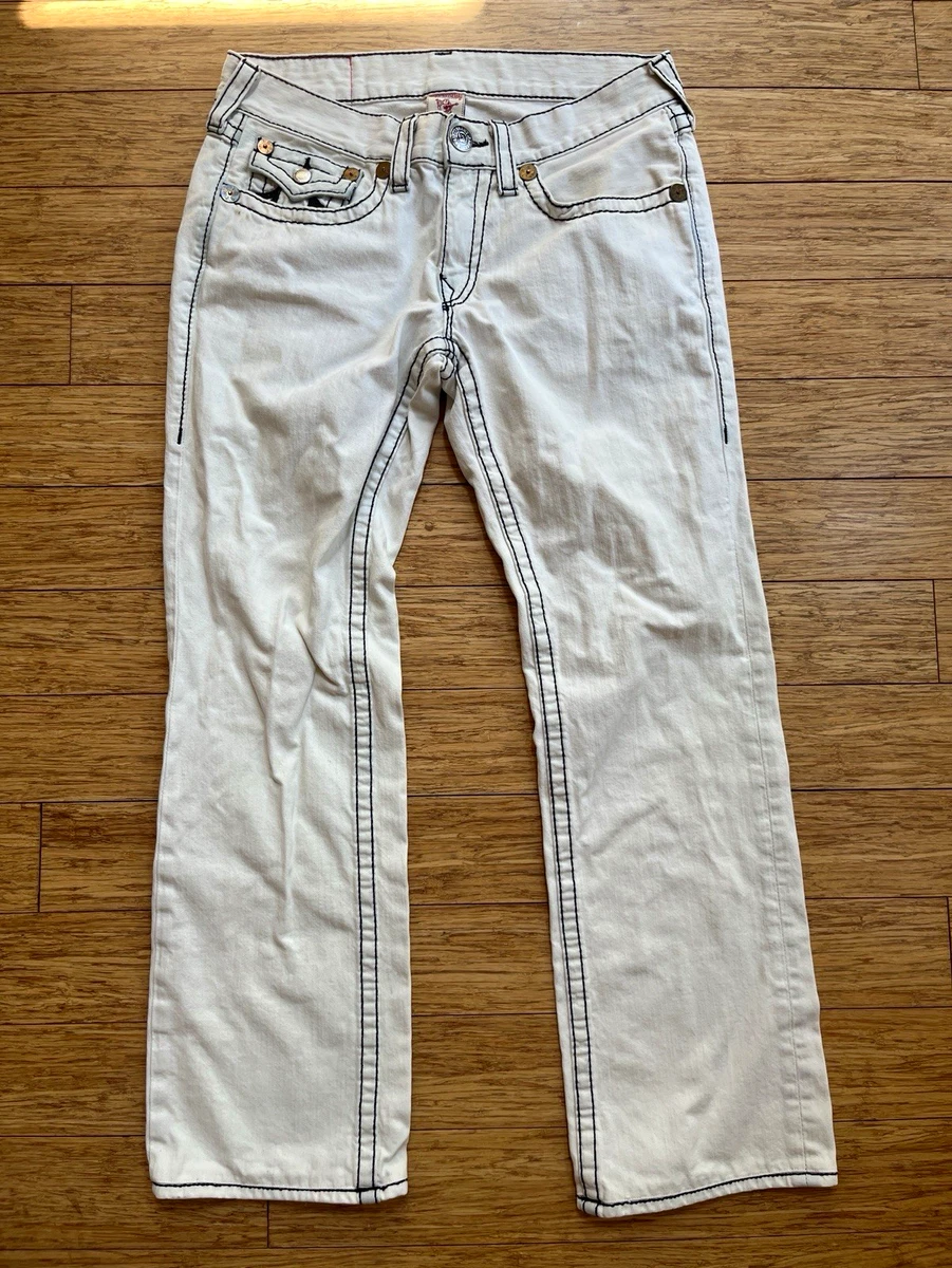 True Religion White Denim Jeans for Men for sale | eBay