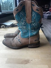 Lacy Boots Cowgirl Boots - Teal