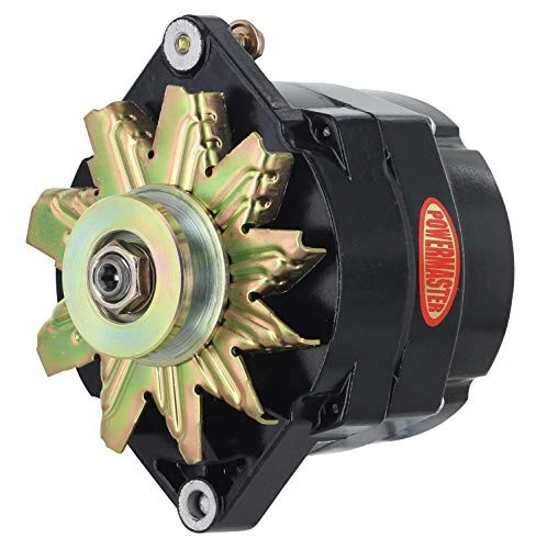 Alternador Powermaster 8-56101 Jeep Upgrade Motorola preto 100 Amp 1V polia de correia - Imagem 2 de 3