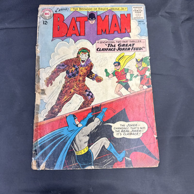 BATMAN #159 1963 ''GREAT CLAYFACE JOKER FEUD''  - SILVER AGE JOKER COVER!  4.0