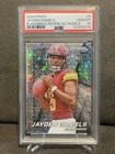 🔥Jayden Daniels 2024 Panini Prizm Flashback Rookie-No Huddle #8 PSA 10
