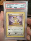 1999 POKEMON JUNGLE 56 MEOWTH 1ST EDITION Gem Mint 10 PSA