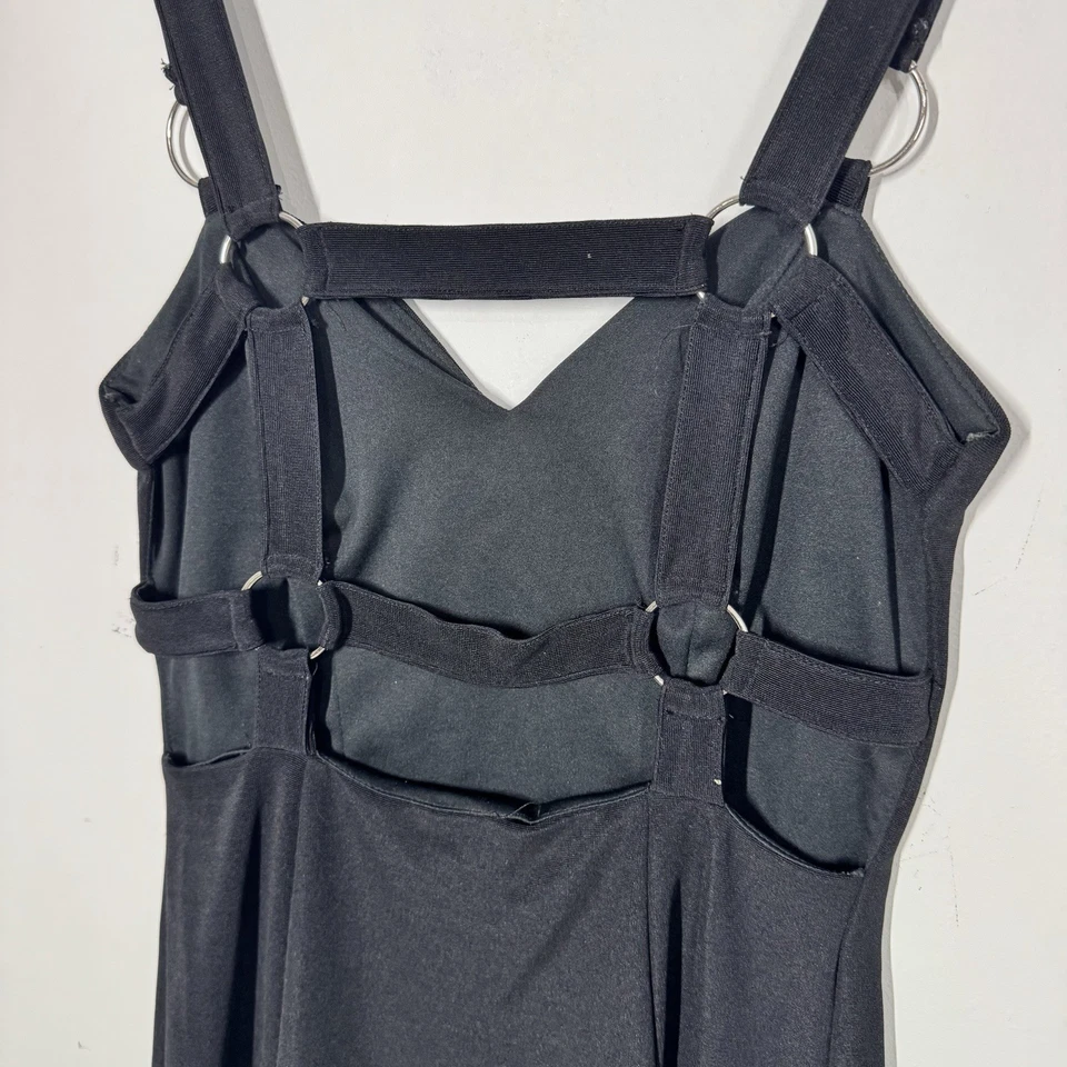 Mini Vestido De Colección Climax Para David Howard Arnés Negro Talla L Witchy Whimsigoth Foto 2 de 4