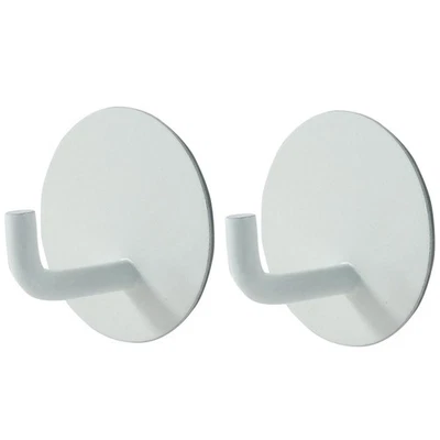 Kemcatui 6 Pack Stainless Steel Adhesive Towel Hooks, Heavy Duty Hook, No Dri...