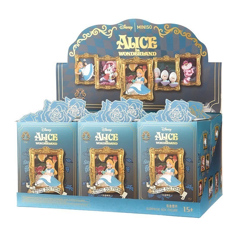 Set Of 6pcs MINISO Disney Alice in Wonderland Series Blind Box Confirmed Figure