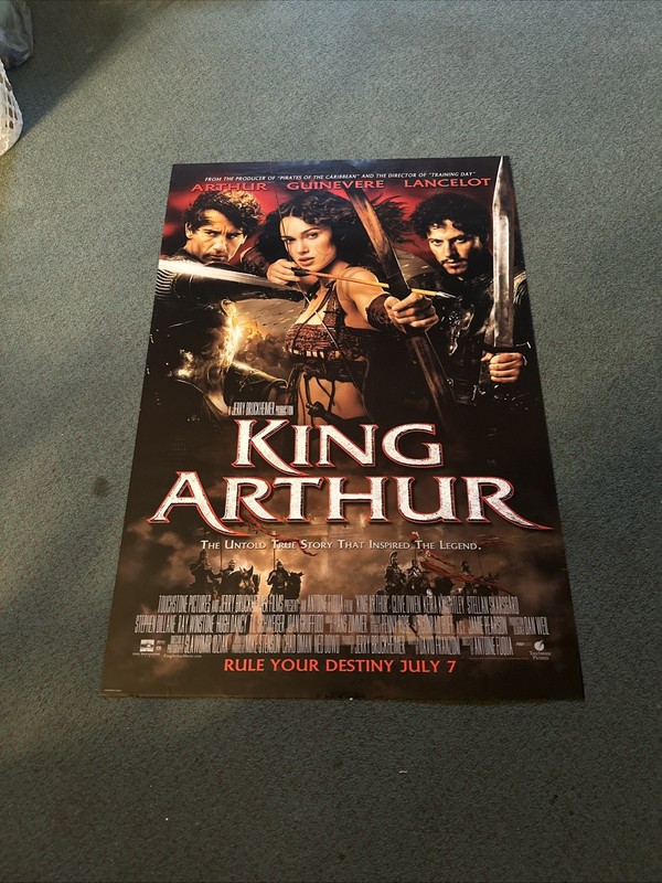King Arthur Original Movie Theater Poster Rolled 27”x40”