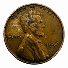 1946 Lincoln Wheat Penny-No Mint Mark L-On-Rim-Error One Cent USA