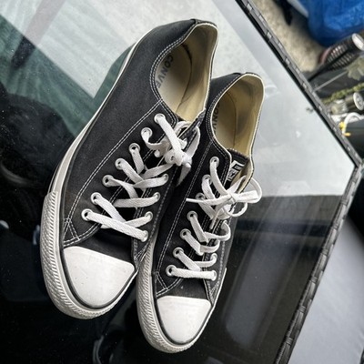 Converse All Star Low Top Sneaker Weiß EU 46 Stoff Schnürung