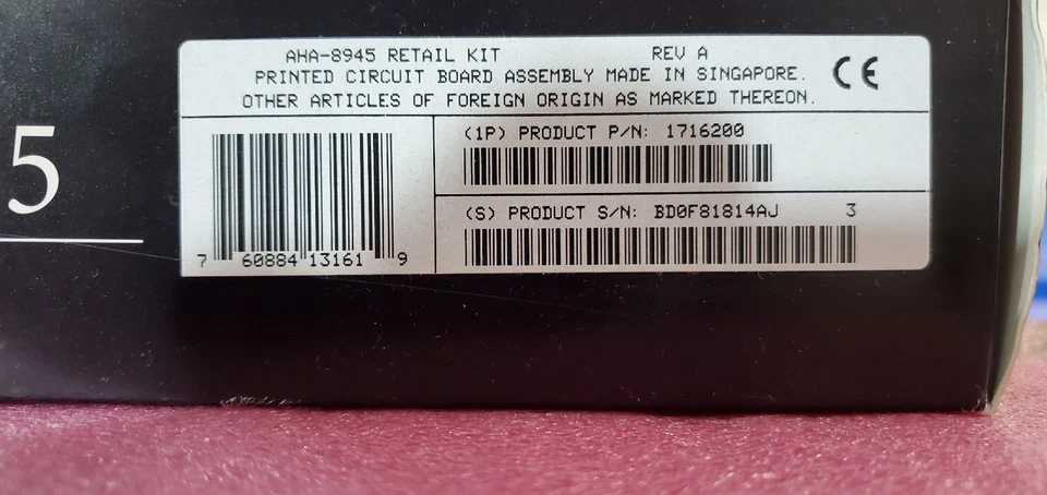 Adaptec Ultra HotConnect 8945 AHA-8945 Retail Kit SCSI/Firewire PCI Card - Image 4 of 4