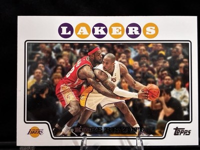 Kobe Bryant 2008-09 Topps Chrome #24- Guarded by LeBron James