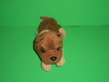 Avon 1997 8" Brown Tan Bean Bag Puppy Dog Plush