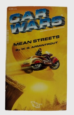 Car Wars Adventure Gamebook #6: Mean Streets TSR RPG Fighting Fantasy CYOA