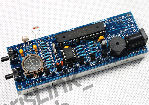 DIY Red Digital LED Electronic Microcontroller Clock Screen Display Time - Afbeelding 7 van 7