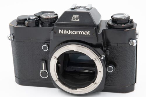 Nikon Nikkormat ELW schwarze Film-Spiegelreflexkamera, EX+ - Bild 1 von 6