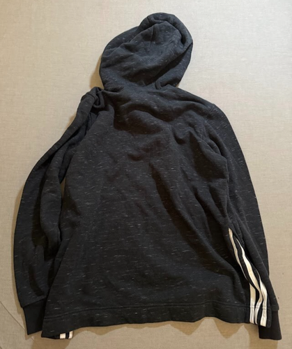 Adidas Sweater Boys Medium 12-14 Black Logo Pullover Long Sleeves Hoodie Boys. - Picture 5 of 9